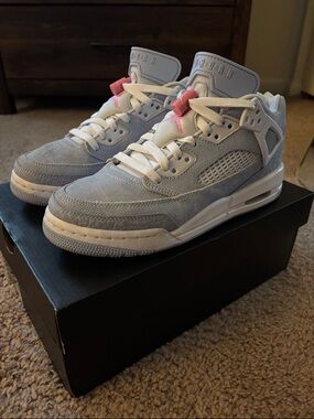 Jordan Spizike Low (GS)  in Cobalt Bliss with Pink Glow